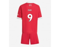 Liverpool Alexander Isak #9 Hemmaställ Barn 2025-26 Kortärmad (+ Korta byxor)